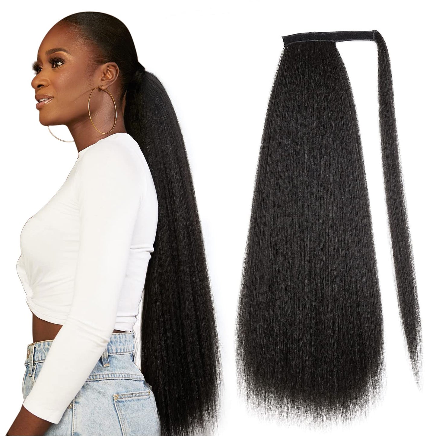 Ponytails Yaki Straight