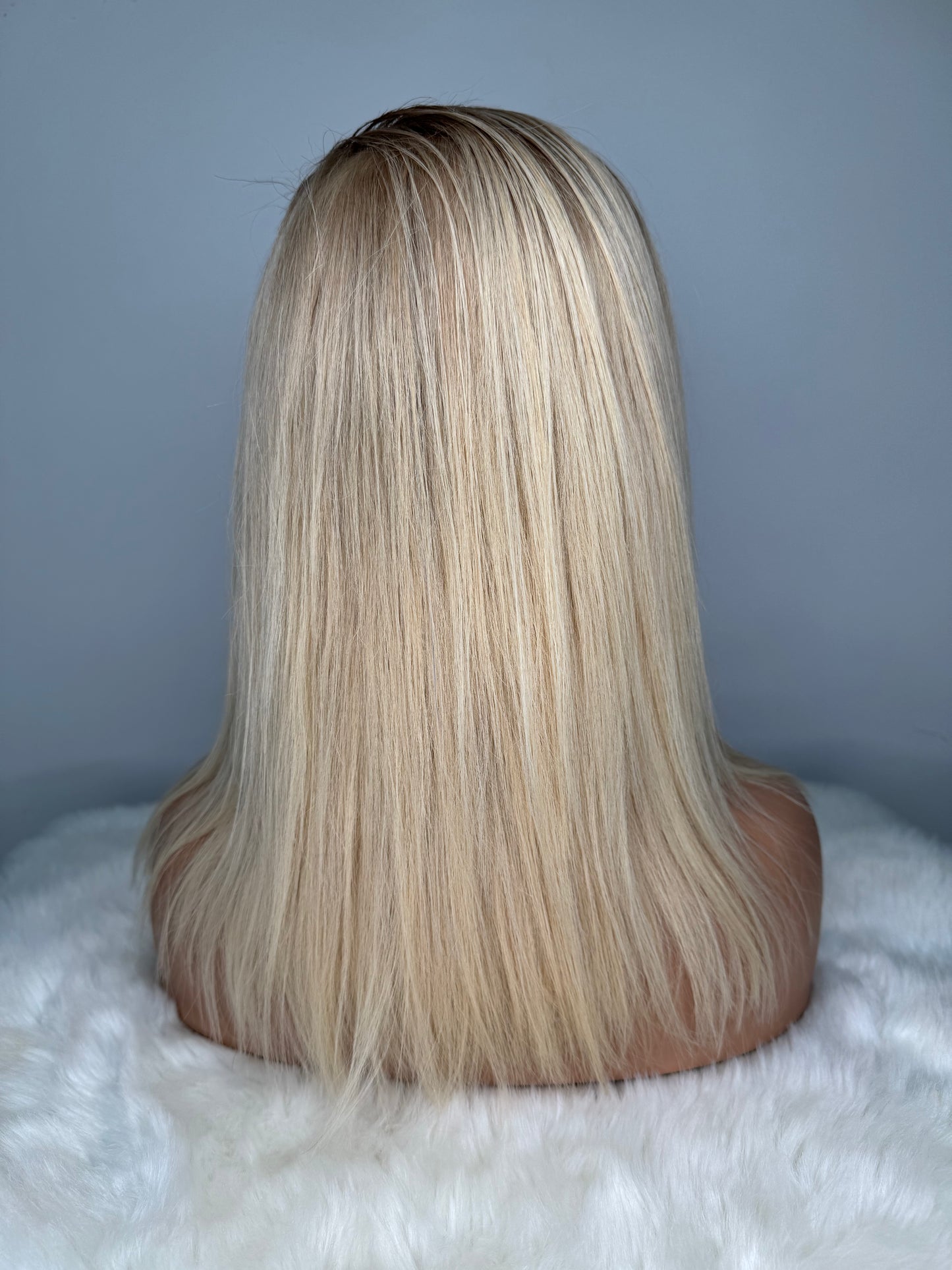 Bob lisse Blonde Éclat