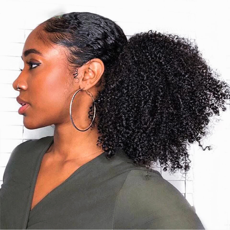 Ponytails Kinky Curly